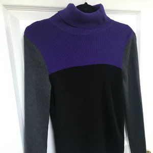 Ralph Lauren Purple Multi Colored Sweater